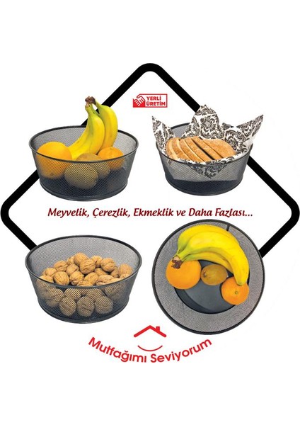 Meyve. Çerezlik. Ekmekli ve Daha Falası Çapı 24CM 1 Adet