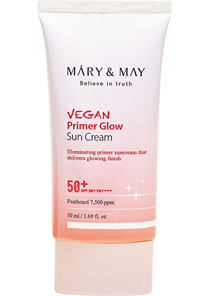 Mary & May Vegan Primer Glow Güneş Koruyucu Krem SPF50+ 50ML