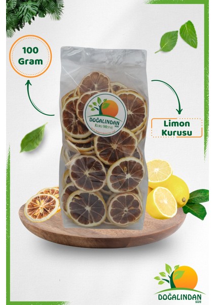 Doğalından Size Şekersiz Limon Kurusu Paketi 100 gr.