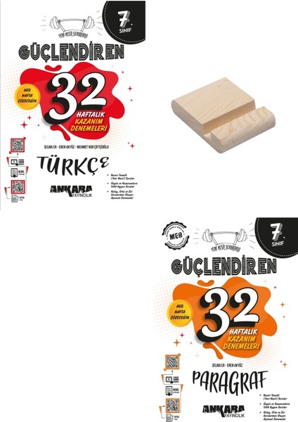 7.Sınıf 32 Haftalık Türkçe ve Paragraf Kazanım Denemeleri