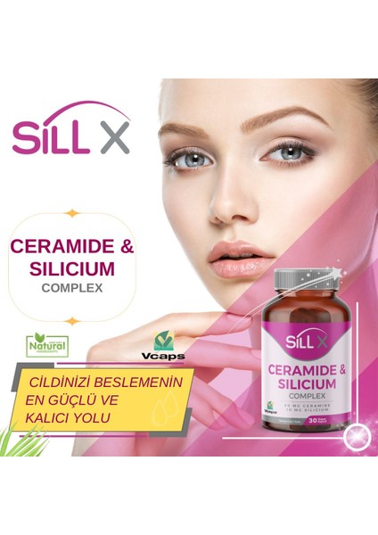 Sill x Ceramide & Silicium Complex (30 Kapsül)