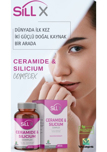 Sill x Ceramide & Silicium Complex (30 Kapsül)