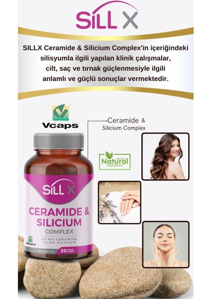 Sill x Ceramide & Silicium Complex (30 Kapsül)