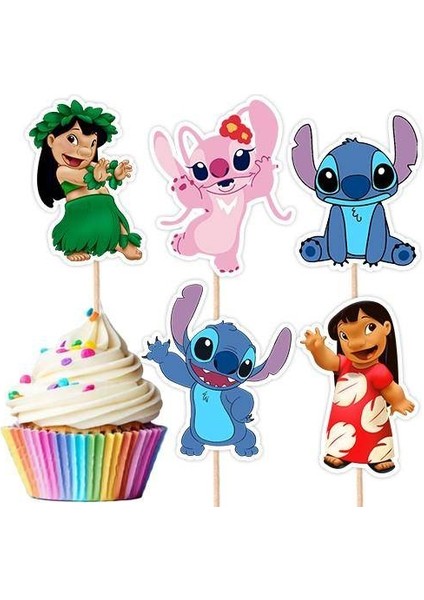 Lilo ve Stitch Şekilli Kürdan 10 Adet