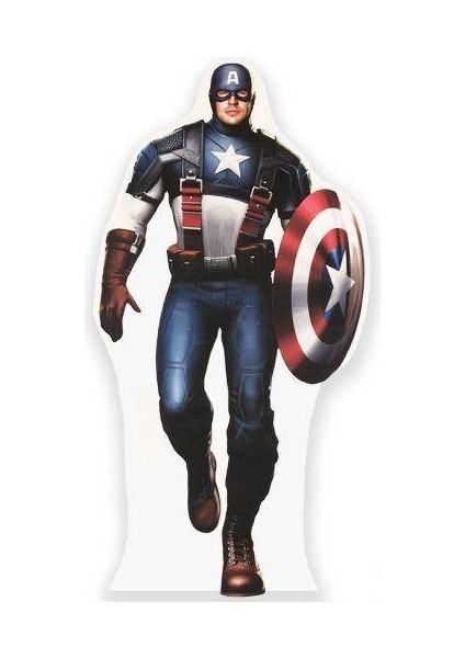 Kaptan Amerika Ayaklı Pano 50 cm
