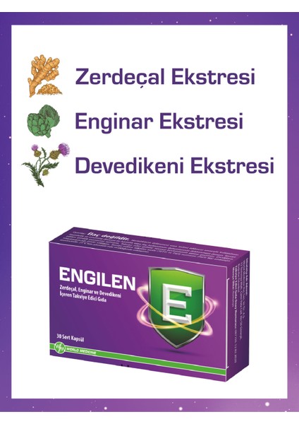 Engilen Zerdeçal,devedikeni ve Enginar Içeren Takviye Edici Gıda