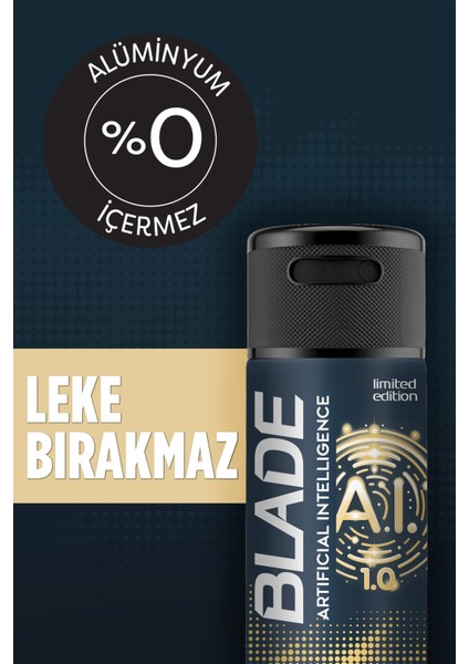 Artificial Intelligence 1.0 Erkek Deodorant 3X150 ml