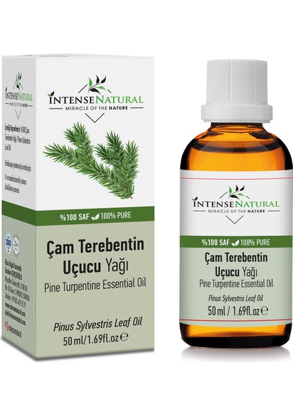 Çam Terebentin Uçucu Yağı 50 ml %100 Saf ve Doğal Pine Turpentine Essential Oil