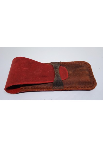 Crazy Hors Hakiki Deri El Emeği Özel Kalemleriniz Için Kalemlik Kalem Kutu 27 cm 6 cm Nur1