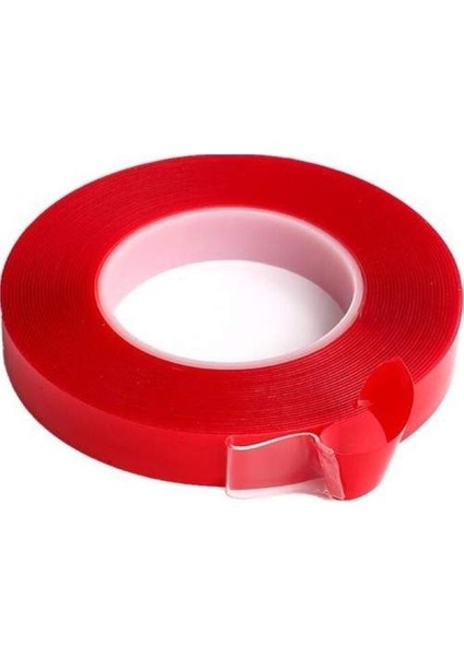 Çift Taraflı Akrilik Silikon Bant Yüksek Mukavemetli 18MM x 2 Metre