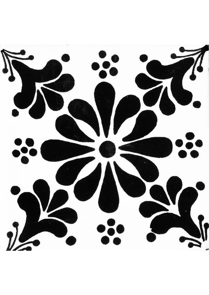 Stencil Sarayi Boyama Şablon Damask Çini Mandala - 4014