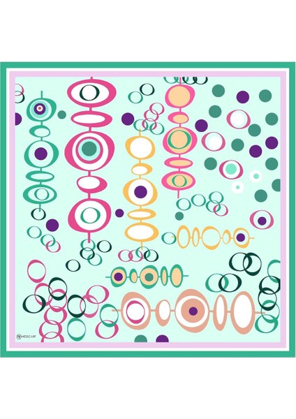 Lilith Pilise Twill Eşarp Turkuaz