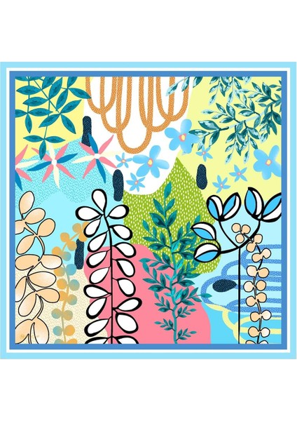 Planty Pilise Twill Eşarp Mavi