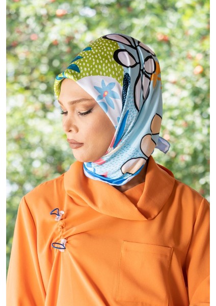 Planty Pilise Twill Eşarp Mavi modelleri