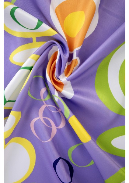 Lilith Pilise Twill Eşarp Mor fırsatları