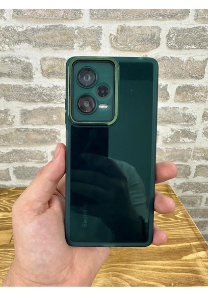 Vip Case Redmi Note 12 Pro |5g| Parlak Kamera ve Darbe Korumalı Kenarları Renkli Arkası Şeffaf  Berry Kılıf