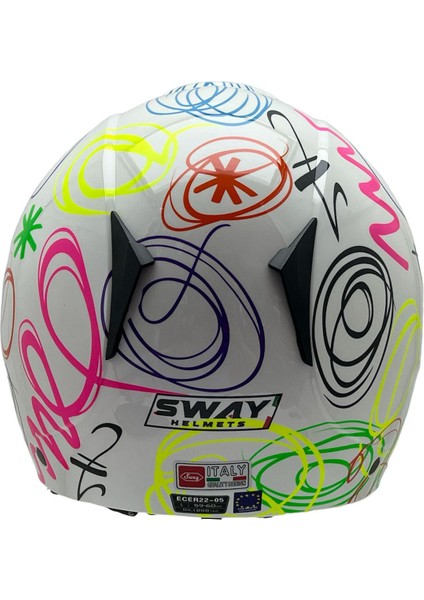 715 Flower Kask Desenli modelleri