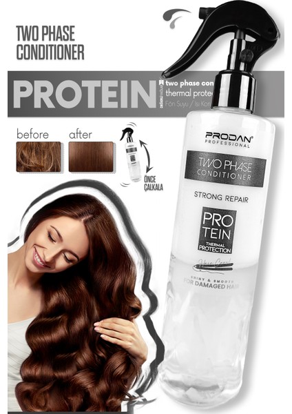 Protein Fön Suyu | Çift Fazlı | Güçlendirici | Isı KORUYUCU-400 ml
