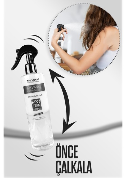 Protein Fön Suyu | Çift Fazlı | Güçlendirici | Isı KORUYUCU-400 ml