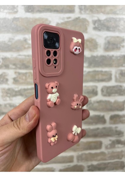 Redmi Note 11 Pro ve Note 12 Pro |4g| Uyumlu Ayıcık Desenli Sevimli Silikon Lansman Toy Bear Kılıf fırsatları