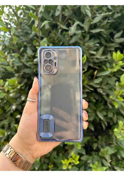 Xiaomi Redmi Note 10 / 10S Uyumlu Logo Detaylı Kenarları Renkli Kamera Korumalı Luxury Omega Kılıf fiyatları