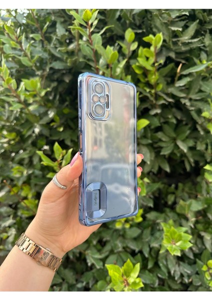 Xiaomi Redmi Note 10 / 10S Uyumlu Logo Detaylı Kenarları Renkli Kamera Korumalı Luxury Omega Kılıf modelleri