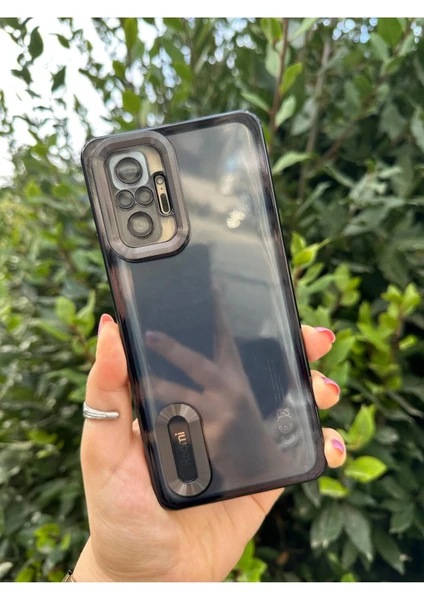 Vip Case Xiaomi Redmi Note 10 Pro Logo Detaylı Kenarları Renkli Kamera Korumalı Luxury Omega Kılıf