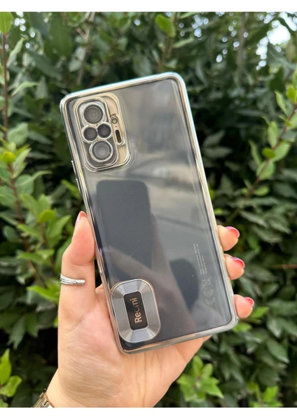 Vip Case Xiaomi Redmi Note 10 / 10S Uyumlu Logo Detaylı Kenarları Renkli Kamera Korumalı Luxury Omega Kılıf