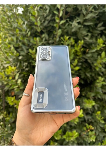 Xiaomi Redmi Note 10 / 10S Uyumlu Logo Detaylı Kenarları Renkli Kamera Korumalı Luxury Omega Kılıf