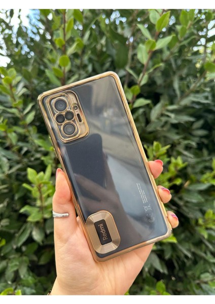 Xiaomi Redmi Note 10 / 10S Uyumlu Logo Detaylı Kenarları Renkli Kamera Korumalı Luxury Omega Kılıf