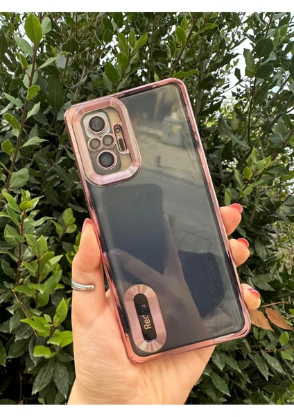 Vip Case Xiaomi Redmi Note 10 Pro Logo Detaylı Kenarları Renkli Kamera Korumalı Luxury Omega Kılıf