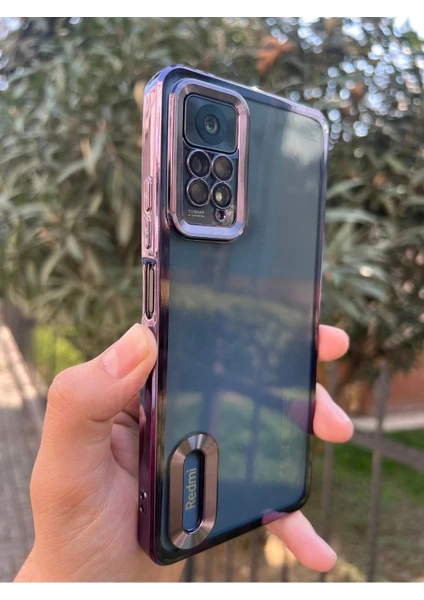 Vip Case Xiaomi Redmi Note 11 Pro ve Redmi Note 12 Pro (4g) Uyumlu Kenarları Renkli Omega Kılıf