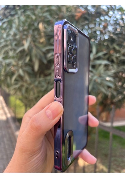 Xiaomi Redmi Note 11 Pro ve Redmi Note 12 Pro (4g) Uyumlu Kenarları Renkli Omega Kılıf