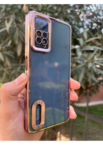 Vip Case Xiaomi Redmi Note 11 Pro ve Redmi Note 12 Pro (4g) Uyumlu Kenarları Renkli Omega Kılıf