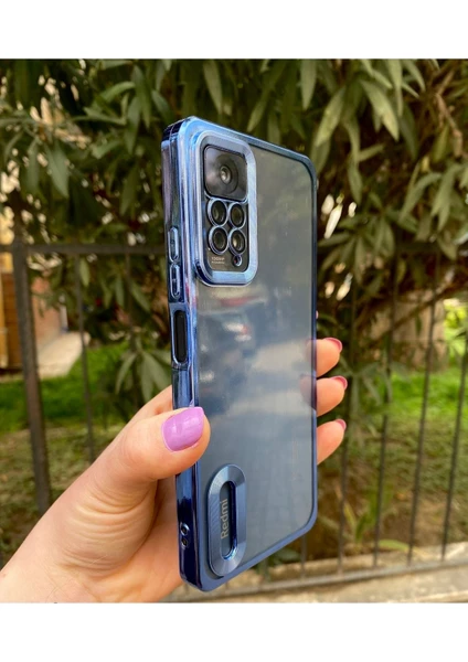 Vip Case Xiaomi Redmi Note 11 Pro ve Redmi Note 12 Pro (4g) Uyumlu Kenarları Renkli Omega Kılıf