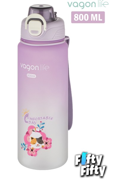 800 ml Figürlü Su Matarası Çift Kullanım Pipetli ve Rahat Içim Sticker Hediyeli fiyatları