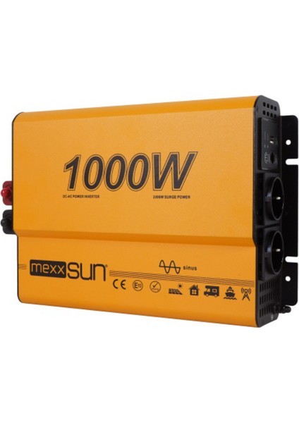 24V VOLT-1000W Watt Tam Sınüs Inverter (220V Çevirici) fiyatları