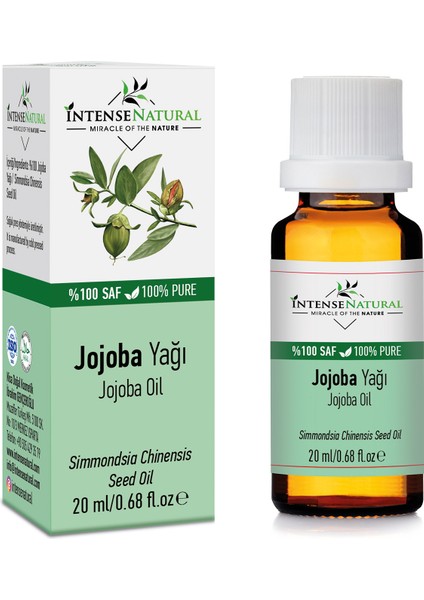 Jojoba Yağı Soğuk Sıkım 20 ml %100 Saf ve Doğal Jojoba Carrier Oil