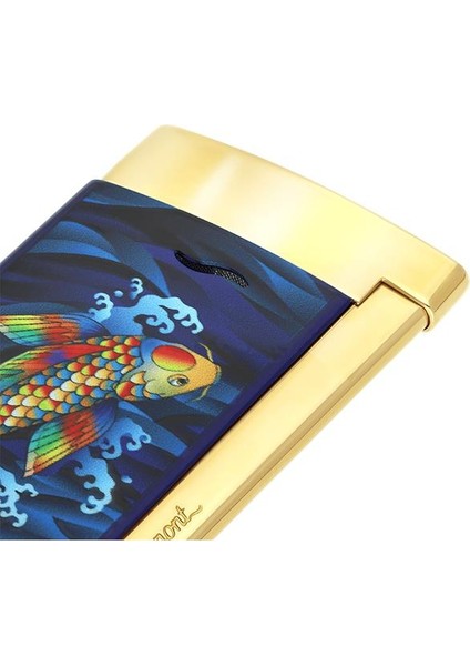 Slim 7 Koifish Gold-Lacivert Puro Çakmağı 27797