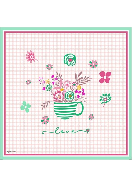 Mirala Twill Eşarp Yeşil