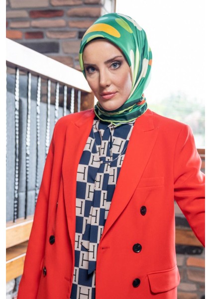 Aldina Twill Eşarp Yeşil modelleri