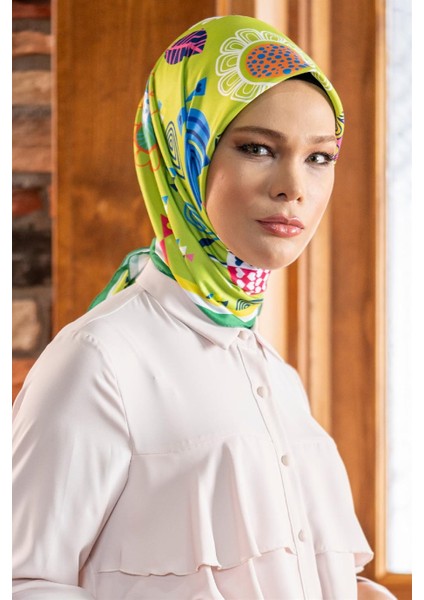 Polina Twill Eşarp Yeşil fiyatları