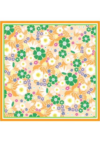 Melany Twill Eşarp Turuncu