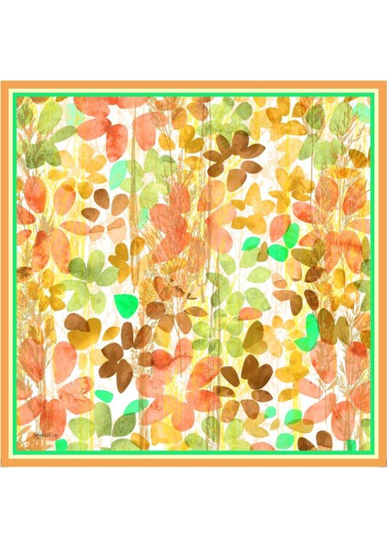 Afrodit Twill Eşarp Turuncu