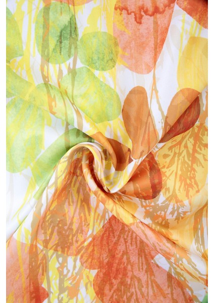 Afrodit Twill Eşarp Turuncu fırsatları