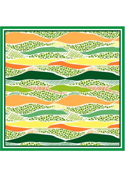 Nidale Twill Eşarp Yeşil