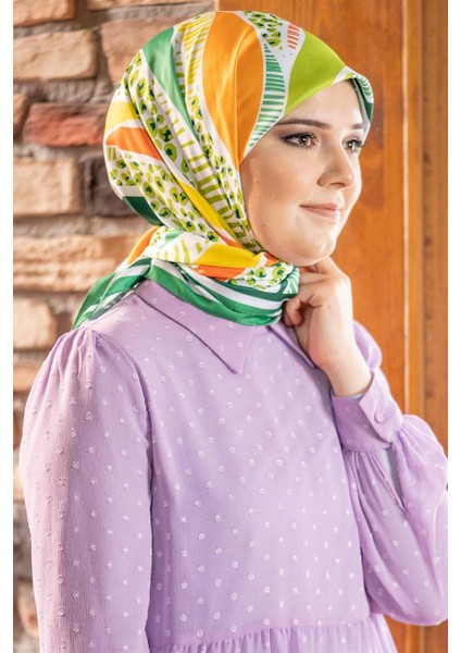 Nidale Twill Eşarp Yeşil modelleri