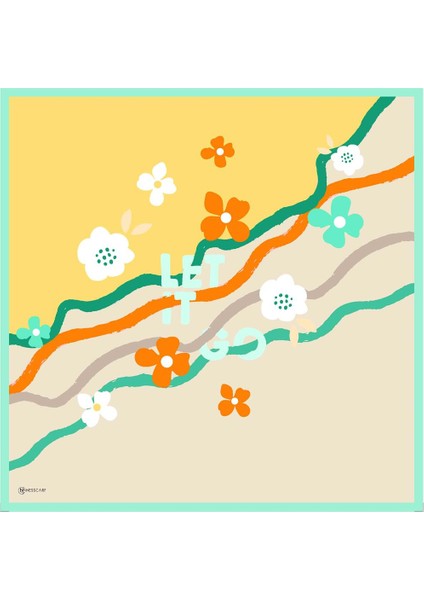 Let It Go Twill Eşarp Vizon