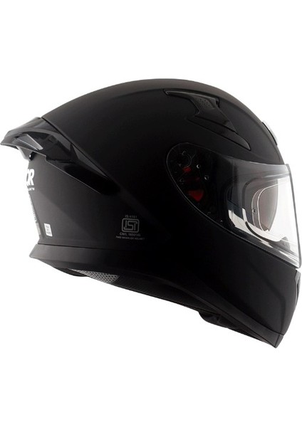 Apex - Black Dull - Dk - Motosiklet Kask