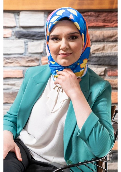 Monica Twill Eşarp Mavi fiyatları